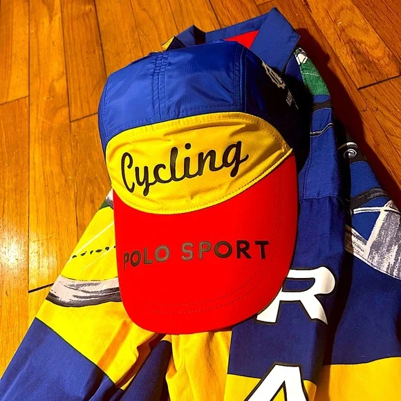 🚴🏾‍♂️ POLO RALPH LAUREN LONG BILL CYCLING HAT - Picture 3 of 4
